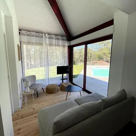 Дом отдыха Maison 5 Personnes Avec Piscine Privee Chauffee - Private Heated Pool 5 People House - - Landes - France Мольез-е-Маа