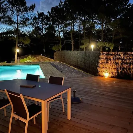 Maison 5 Personnes Avec Piscine Privee Chauffee - Private Heated Pool 5 People House - - Landes - France * Moliets-et-Maa