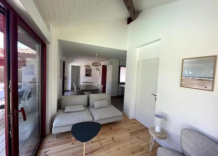 Maison 5 Personnes Avec Piscine Privee Chauffee - Private Heated Pool 5 People House - - Landes - France Feriehus Moliets-et-Maa